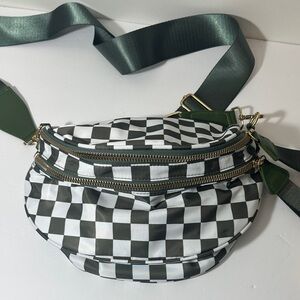 New Checkerboard Bum Bag Crossbody